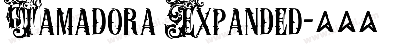 Tamadora Expanded字体转换 Tamadora Expanded字体转换